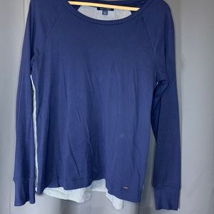 Tommy Hilfiger Women’s Long Sleeve Navy/Striped Shirt